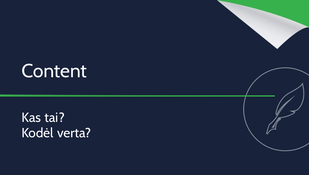 Content – kas tai?
