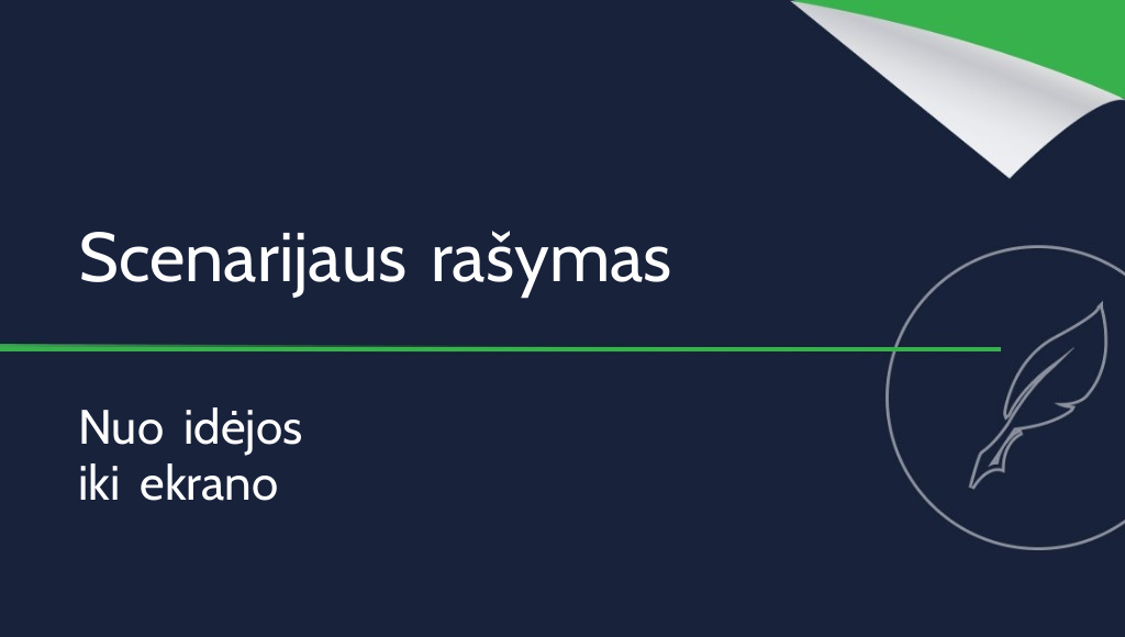 Kaip parašyti scenarijų?
